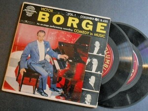 VICTOR BORGE Comedy in Music アメリカ盤２枚組EP 漫談 1952