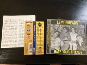 Lemonheads Hate Your Friends 国内盤 歌詞対訳解説付き レモンヘッズ taang!