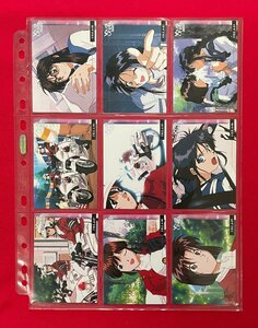 逮捕しちゃうぞ／藤島康介 アニメーション トレーディングカード 1シート 9種9枚セット Card No.37～45 当時モノ 希少　A13354