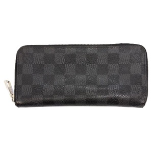 ルイヴィトン LOUIS VUITTON ジッピーウォレット ヴェルティカル 長財布 ダミエ グラフィット N63095 ブラック シルバー金具 CA1151