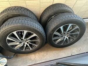 30アルファード純正アルミ&TOYO WinterTRANPATH TX 225/60R17 4本　トヨタホイールスタッドレスセット