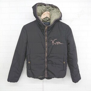 ◇ KRIFF MAYER クリフメイヤー キッズ 子供服 長袖 中綿 ジップアップ ジャケット サイズ150 ブラック メンズ E