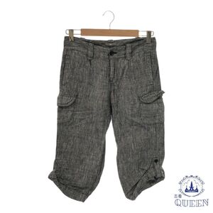 ☆美品☆ GAP ギャップ ボトムス カーゴパンツ リネン カジュアル レディース グレー XXS 亜麻 901-3524 送料無料 古着