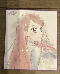 劇場版　映画　アイカツ　3週目　入場者プレゼント　特典　イラストカード　色紙　紫吹蘭