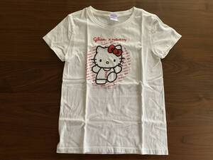 キティちゃん　グリコ　コラボTシャツ　白　G-L