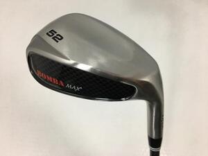 即決 中古美品 BOMBA MAX ウェッジ 2024 AW アイスクロムカーボン 52 WEDGE