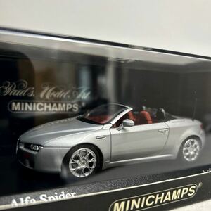 MINICHAMPS 1/43 Alfa Spider 2006 Silver ミニチャンプス アルファ スパイダー シルバー アルファロメオ ミニカー モデルカー Romeo 939