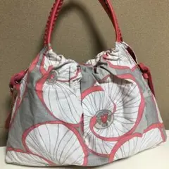 美品　本革　BARDOT ROSE フェミニン　トートバッグ　パステルピンク