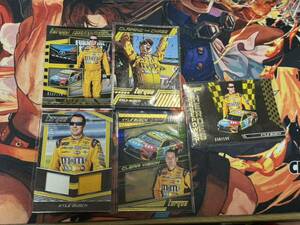 Panini TORQUE Racing KYLE BUSCH レリック シリアル カード 5枚セット M&M’s NASCAR ナスカー Race-Used Firesuit Metal