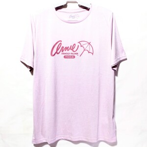 特価/未使用【サイズ=M(レディス)】Arnie ARNOLD PALMER/アーノルドパーマー/婦人/半袖/Tシャツ/ヨガウェア/胸囲=79～87cm/l.pink