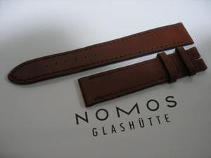 【未使用品】 NOMOS( ノモス )　純正　シェルコードコードバン革ベルト　18-16　茶色