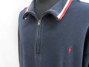 【0046】Polo Ralph Lauren ラルフ・ローレン 3XL ハーフジップ メンズ 中古 古着