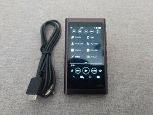 動作品☆美品☆SONY WALKMAN Aシリーズ NW-A55 16GB グレイッシュブラック Bluetooth対応 ハイレゾ ウォークマン ノイズキャンセリング