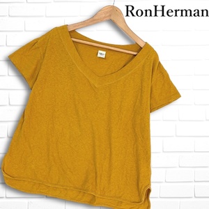 ◆良品 送料無料◆ Ron Herman ロンハーマン 半袖 コットン カットソー Tシャツ レディース XS ◆日本製◆ 1874G