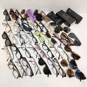 U めがね 眼鏡 メガネ まとめ 45点 老眼鏡 サングラス フルリム Ferragamo SONIA RYKIEL POURCHET Burberrys HANAE MORI YSL ほか