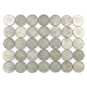 JAPAN MINT 造幣局 稲穂 銀貨 百円 100円銀貨 35枚 貨幣 【M142524022】中古