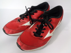 566◆MIZUNO WAVE IDATEN CB ランニングシューズ◆ミズノ US8 26cm レッド U1GR199003 トレーニングシューズ 部活動 マラソン 運動靴