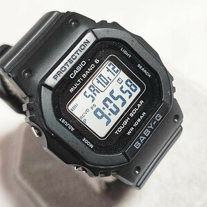 美品 CASIO カシオ BABY-G BGD-5650 電波ソーラー SOLAR デジタル レディース腕時計 動作品 稼働品 ソ391