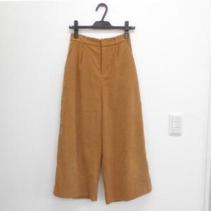 イング INGNI 秋冬向き レディース M ガウチョ パンツ キャメル ボトム