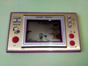 ゲームウォッチ GAME&WATCH スヌーピーテニス　動作確認済