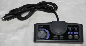 NEC PCエンジン ターボパッド 黒×紫 PC-Engine DUO カラー コントローラー 動作確認済み 中古 PC Engine Turbo PAD CORE GRAFX