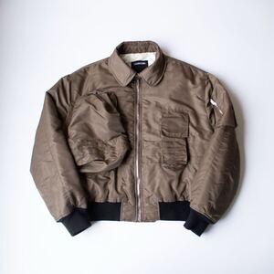 Calvin Klein 205w39nyc 3Dポケット ボンバージャケット ラフシモンズ raf simons bomber jacket archive マルタンマルジェラ ブラウン