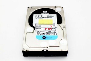 【JUNK】 Western Digital WD4000F9YZ 3.5インチ HDD 4TB データ消去・CrystalDiskInfoによるチェック済み 【tkj-02446】