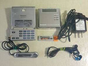 Panasonic ポータブルMDレコーダー SJ-MR230 　動作品