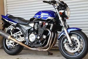 XJR1300/青白ストロボカラー/アクラポビッチフルエキ/コンディション良好/後期型RP03J/修復歴なし/ローンOK/空冷/RP01J/XJR1200