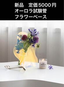 定価5000円 新品　装飾的なアクリル　おしゃれ　オーロラ　試験管　フラワーベース 花瓶　ヴィンテージ 