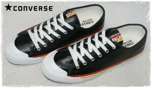 ★送料込み★未使用品★US8/26.5cm コンバース レザーアッパー 黒赤黄白 converse NEXTAR オールスター スニーカー ドイツカラー