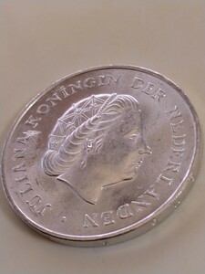 オランダ領アンティル諸島 1964 2 1/2グルデン銀貨 JULIANA　