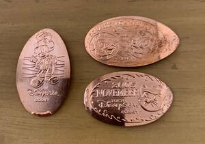 東京ディズニーシー 記念 メダル ミッキー チップ&デール バーナード 3枚セット