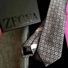 ZEGNA （CENTO FILI）ネクタイ　新品　ケース付き　イタリア製