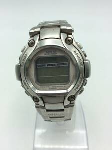 T55♪【QZ/不動品】CASIO MR-G G-SHOCK カシオ Gショック MRG-220 デジタル 多機能 ステンレス クォーツ 腕時計 メンズ 現状品 ♪