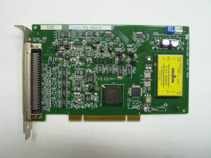 【動作品】インタフェース 1MSPS AD16ビットD8/S16CH /DA16ビット2CH /DIOカウンタ複合 PCI-360116