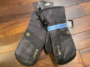 ★ 23-24 686 SIX EIGHT SIX GORE-TEX LINEAR MITT スノーグローブ ブラックカモフラ sizeL 新品未使用タグ付 ミトン 手袋 ゴアテックス