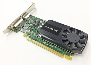 NVIDIA Quadro K620 プロフェッショナル グラフィックスボード GDDR3 2GB 4K 3840x2160 対応 ゲーミングPCにもおすすめ♪