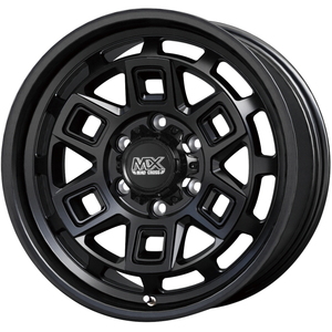 ホイール単品 1本 MAD CROSS AEVER マットブラック 16インチ 6.5J+38 6H-139.7