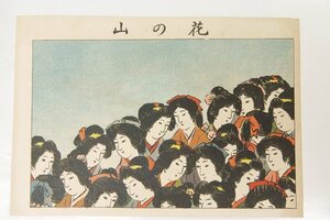 【絵はがき】花の山　明治40年～明治42年発行　滑稽新聞社発行■kk.372