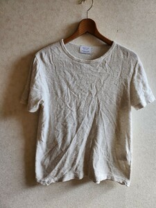 ◆送料込◆EDIFICE◆エディフィス　半袖Tシャツ　コットン　46　USED 古着・中古品