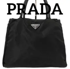 美品！　PRADA プラダ　★ 正規品　トートバッグ　ハンドバッグ　ナイロン　黒