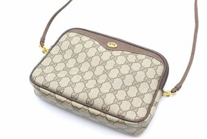 【ト石】 GUCCI オールドグッチ 97.02.068 ショルダーバッグ GGスプリーム ヴィンテージ GG柄 EAZ01EWH96