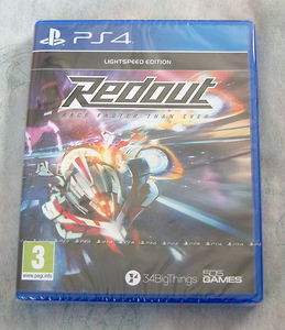 新品未開封 PS4 REDOUT 限定版●Fゼロ ワイプアウト オマージュ レッドアウト