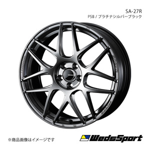 WedsSport/SA-27R スイフト ZC72S アルミホイール1本【17×6.5J 4-100 INSET42 PSB】 0074207