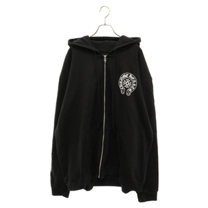 CHROME HEARTS クロムハーツ SWTSHRT HD ZIP LTD TOKYO 東京限定 ホースシュージップアップスウェットパーカー ブラック