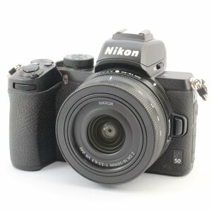 Nikon ミラーレス一眼カメラ Z50 レンズキット NIKKOR Z DX 16-50mm f/3.5-6.3 VR付属 Z50LK16-50 ブラック