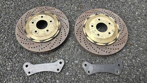 biot ビオ 330mm 2ピース 114.3 5H シルビア スカイライン r32 r33 r34 r35 s13 s14 s15 brembo ブレンボ ブレーキディスク ドリルド F50