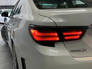 ★数量限定販売★トヨタGRX130系マークX 中期後期 LEDシーケンシャルウィンカー流れるウィンカーテールランプスモークテールブラックテール