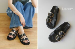 2023アーバンリサーチ別注CAMINANDOカミナンド*DOUBLE BUCKLE SANDALSバックルサンダル8